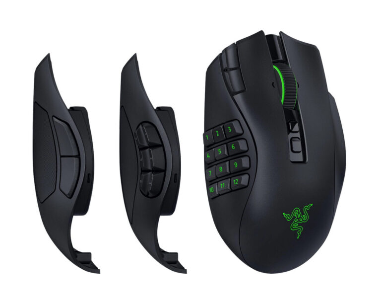 RAZER Naga V3 Pro - Wireless MMO Gaming Mouse - 280Hr Battery - Swappable Side Plates - 23 Buttons