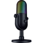 RAZER Seiren V3 Chroma 32 Bit Black - USB RGB Mic - AI Audio Processing - Noise Isolation - Mute - Image 2