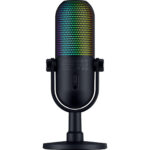 RAZER Seiren V3 Chroma 32 Bit Black - USB RGB Mic - AI Audio Processing - Noise Isolation - Mute - Image 4