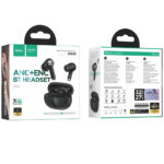 Wireless Hands Free Hoco EQ26 Nice ANC+ENC v5.4 300mAh 7 Ώρες Λειτουργίας Εναλλαγή Master / Slave Συμβατά με Siri Μαύρα - Image 2