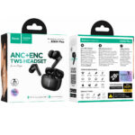 Wireless Hands Free Hoco EQ34 Plus Rima ANC+ENC v5.4 300mAh 7 Ώρες Λειτουργίας Μαύρα - Image 2