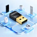 Αντάπτορας Wireless Hoco UA100 USB-A Bluetooth v6.0 με Δυνατότητα Σύνδεσης έως και 7 Συσκευές Μαύρος - Image 4