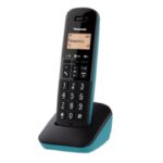 Ασύρματο Ψηφιακό Τηλέφωνο Panasonic KX-TGB610EU Μαύρο - Τυρκουάζ με Πλήκτρο Αποκλεισμού Κλήσεων
