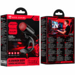 Επιτραπέζιο Μικρόφωνο Hoco L50 Profit για Streaming Gaming Video Calls RGB USB-C Πολυκατευθυντικό Μικρόφωνο Κουμπί Mute Μαύρο - Image 2
