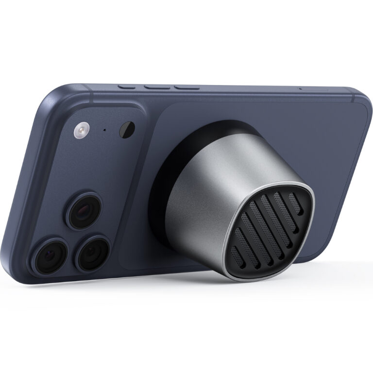 Φορητό Ηχείο Wireless Acefast K8 Go TWS ENC v6.0 600mAh 5W με Μαγνητική Βάση για Ασύρματη Φόρτιση 15W IPX4 Μαύρο