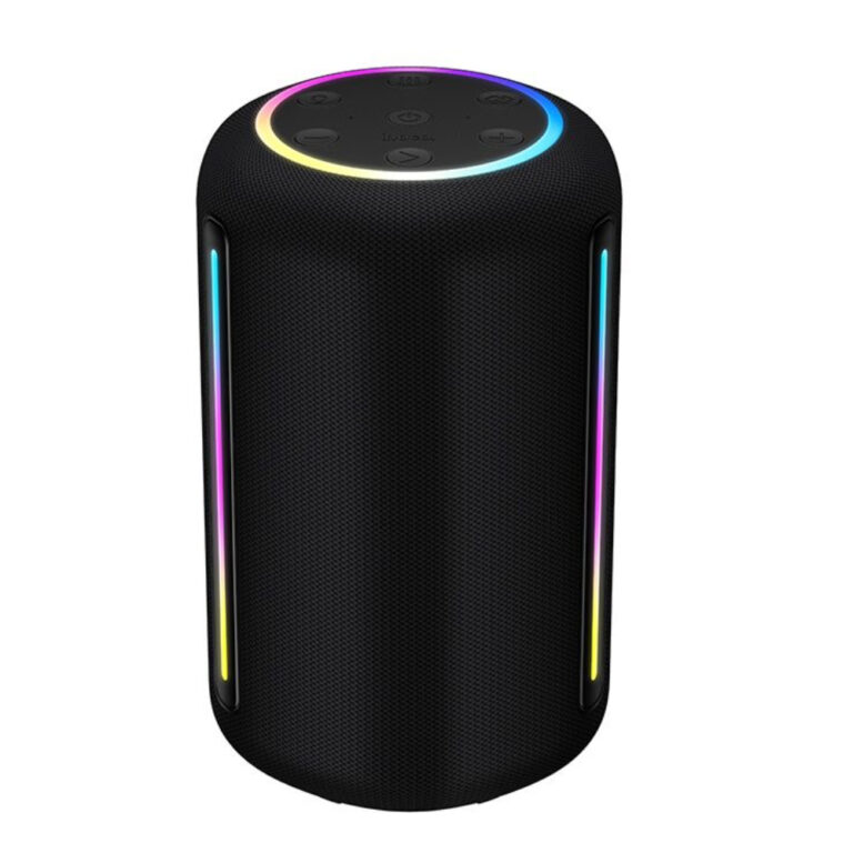 Φορητό Ηχείο Wireless Hoco HT3 Pro Platinum TWS BT v6.0 4000mAh 2x20W USB Micro-SD AUX και Ambient Φωτισμό